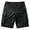 Black, variant on Men's Button Front Cargo Shorts Nylon Elastic Waist Solid Color Lightweight Breathable 5 Inch Outdoor Hiking Bottoms M-5XL Summer