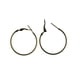 thumbnail image 5 of 20 aros de alambre redondos lisos de 30 mm para aretes y copas de vino. Bronce, 5 of 8