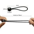 thumbnail image 2 of 50 PCS Ball Bungee Cords, 6 Inch Heavy-Duty Tarp Ball Tie Downs, Black, 2 of 5