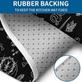 thumbnail image 4 of Black Gothic Skull Cat Pattern Bathroom Rugs Sets 3 Piece,Toilet Cover Set,Absorbent Non Slip Bathroom Mats Sets with U-Shaped Contour Rug Toilet Rug Set, 4 of 5