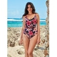thumbnail image 4 of Women's Skinny Dippers 6540354 Mowie Lucky Charm One Piece Swimsuit (Black S), 4 of 4