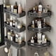 thumbnail image 2 of Bathroom Accessory Shelf Space Aluminum Shampoo Rack Makeup Storage Organizer Toilet Corner Wall Mounted Shower Shelf Bathroom Accessory Accessories, 2 of 5