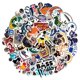 thumbnail image 1 of Paquete de pegatinas de fútbol, 50 unidades, calcomanías de vinilo impermeables, 1 of 2