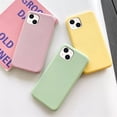 thumbnail image 4 of Funda de teléfono Original de silicona suave con carcasa de color para APPLE IPhone 14, 13 Pro Max, 12, 11 Mini, X, XR, XS, 5, 6, 7, 8, SE, 2020 Plus, nueva, 4 of 4