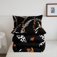 thumbnail image 5 of Erosebridal Wild Animal Pattern King Size Comforter Sets,Classic Cheetah Comforters King Size,Black Reversible,3pcs,1 Comforter and 2 Pillowcases, 5 of 7