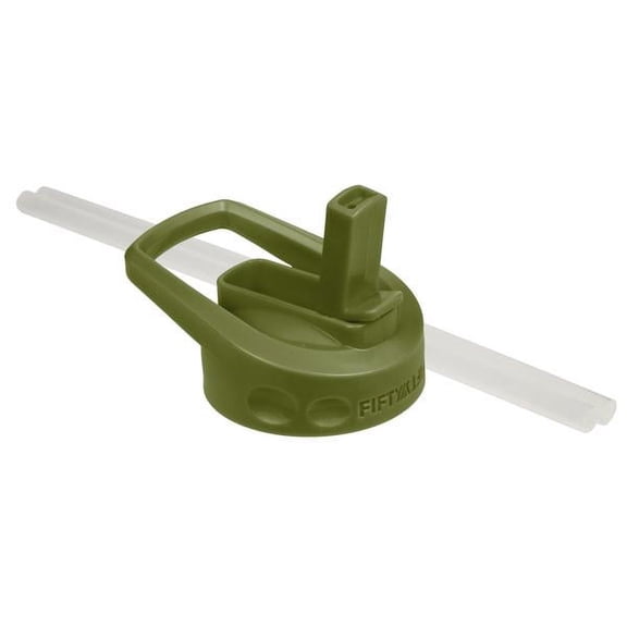 Wide Mouth Straw Cap - Olive
