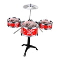 thumbnail image 4 of Tachiuwa 1Pcs Mini Drum Kids Drum Set Percussion Early Educational Preschool Learning Toy Red, 4 of 9