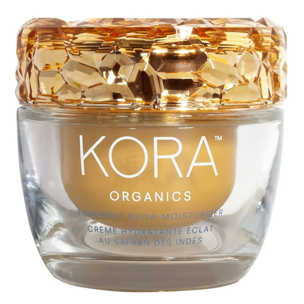 Crema hidratante KORA Organics Turmeric Glow, 50 ml, certificada como orgánica