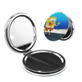 thumbnail image 1 of Zufioo SpongeBob SquarePants for Portable Pocket Makeup Mirror, Foldable Handheld Magnifying Beauty Mirror Suitable for Wallet Handbag for Women-Round Shape, 1 of 9