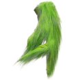 thumbnail image 3 of 1 Pair Christmas Furry Plush Green Gloves Cosplay Furry Gloves Halloween Party Cosplay Props, 3 of 3