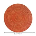 thumbnail image 2 of Boreal Craft Ensemble de Table Rond Tissé Isolant Tapis de Plateau Décoratif Tapis de Maison 38cm Tapis de Cuisine Léger Ensemble de Table à Manger Ovale pour 4 avec Feuille Ensemble de Table à Manger pour 4 Table Ronde, 2 of 7