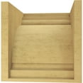thumbnail image 4 of 11"W x 11"D x 11"H Wide Hughes Rough Cedar Woodgrain TimberThane Corbel, Primed Tan, 4 of 6
