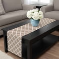 thumbnail image 4 of Modern Beige Geometric Table Runner 72 Inches Long, Abstract Art Morocco Aesthetic Kitchen Coffee Dining Table Decoration for Home Party Birthday Wedding Home Decor 16x72 Inches, 4 of 8