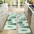 thumbnail image 4 of Kitchen Rugs Sets Of 2,Light Green Christmas Tree Pattern Anti Fatigue Kitchen Mat Rugs Non Slip Washable,Decorative Kitchen Floor Mats for Kitchen,Sink,Laundry,17"X47", 4 of 5