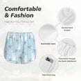thumbnail image 6 of Picia Easter Rabbit Pattern Women's 2 in 1 Athletic Running Shorts High Waisted Workout Casual Gym Sweat Shorts with Comfy Liner Zipper Pockets-XX-Large, 6 of 9