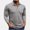 Gray, variant on WAVSUF Men's Cotton Shirt Skinny Fit Collar Neck Long Sleeve Fall Office Basic Top Black XL