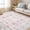 Pink, variant on 9x12 Area Rug for Living Room, Washable Vintage Printed Soft Rugs, Non Slip Low Pile Carpet for Bedroom, Dining Room, Living Room, Blue