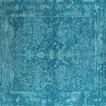 thumbnail image 1 of Ahgly Company Indoor Square Oriental Light Blue Industrial Area Rugs, 3' Square, 1 of 4