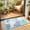Light Blue, variant on Indoor Outdoor Area Rug, Washable Tropical Floral Patio Carpet Non Slide Floor Mat For Living Room Backyard Pool Deck Balcony Camping Picnic RV Decorative Home Accent(Light Blue)
