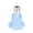 A001- Blue, variant on Outdoor Solar Light, Solar Hanging Light, Outdoor Hanging Decor, Solar Yard Decorations, 6X4.5 Inch Orange Ballet Ruffled Skirt Shape Waterproof Hanging Lamp for Backyard Patio