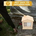thumbnail image 4 of BRIGHTFUFU 1Set Wooden Urn Box for Pet Ashes Container Simple Shape 9.8x9x6in, 4 of 7