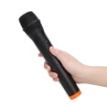 thumbnail image 3 of Micrófono de recepción USB, micrófono inalámbrico VHF de mano Universal profesional de plástico ABS negro, 3 of 8