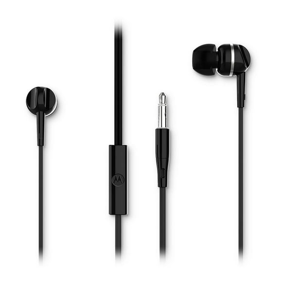 Audífonos Manos Libres Motorola Moto Earbuds 105 Jack 3.5 mm Negro