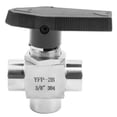 thumbnail image 2 of Thread, 3 Way Ball Valve, Waterproof Valve, Presion For Water Pipe Control Water Pipe, 2 of 5