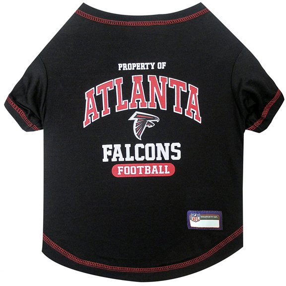 Pets First NFL Atlanta Falcons Pet T-Shirt. Licensed, Wrinkle-free, Tee Shirt for Dogs/Cats. Football Shirt