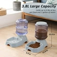 thumbnail image 3 of Pet Feeder and Automatic Water Dispenser for Dogs and Cats, 100% Bpa Free, Gravity Filled, Easy to Clean, Small and Large Pets, Dogs, Kittens, Rabbits, Rabbits, 3 of 4