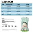 thumbnail image 6 of Haiem Men's White Bunny Bottom And Easter Eggs Print Tank Tops Summer Sleeveless Cut Off Workout T-Shirts Fitness Vest Athletic Undershirts-XX-Large, 6 of 8