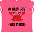 thumbnail image 4 of Inktastic My Great Aunt Loves Me Boys or Girls Toddler T-Shirt, 4 of 5