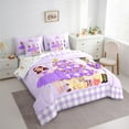 thumbnail image 3 of jejeloiu Merry Christmas 7-Piece Bedding Comforter Set,Nutcracker Soldier King Bedding Sets,Purple Ballet Girl Bowtie Bed Sheets For Child,Breathable Home Decor Reversible, 3 of 8