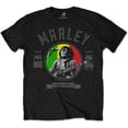 thumbnail image 1 of Bob Marley - Camiseta Rebel Music Seal para Adultos Unisex (Negro), 1 of 2