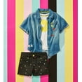 thumbnail image 2 of Justice Girls PAC-MAN Embellished Denim Short, Sizes 6-18, Slim & Plus, 2 of 7