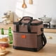 thumbnail image 5 of Bolsa térmica para almuerzo de gran capacidad 15L | Bolsa térmica para almacenamiento de alimentos para picnic y camping | Caja portátil a prueba de fugas | Tela resistente al desgaste | Correa de, 5 of 6