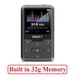 thumbnail image 2 of Reproductor MP3 Bluetooth Deportivo 32GB Con Clip - Pantalla 1.44", Radio FM, Podómetro, Libros Electrónicos Y Grabación, Ideal Para Correr Y Gimnasio, 2 of 9