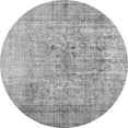thumbnail image 1 of Ahgly Company Indoor Round Abstract Gray Contemporary Area Rugs, 8' Round, 1 of 1