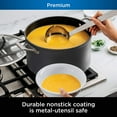 thumbnail image 3 of Ninja Foodi Stainless-Steel NeverStick Premium Stockpot, 8 Qt, Slate Gray, 3 of 8
