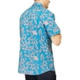 thumbnail image 4 of Visive Mens Hawaiian Shirt For Men Short Sleeve Button Up Tropical Summer Shirts, 4 of 7