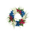thumbnail image 2 of Spring Artificial Tulips Wreath for Door Decor, Seasonal Wall Hanging, Easy to Clean, Perfect for Indoor Outdoor, Holiday and Housewarming Gift Multicolor, 2 of 6