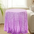 thumbnail image 5 of Party Tablecloth Round Glitter Tablecloth 47x47 Inches Sequin Party Decor Wedding Banquet Spill-Resistant Washable Shimmer Cover Table Decor Glitter Table Cover, 5 of 5