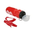 thumbnail image 3 of BOROCO Bike Water blttle - Bouteille d'eau de vélo avec Support Housse Anti-poussière Bouilloire en Plastique pour vélo Portable pour Faire du vélo, Rouge, 750 ML, 3 of 8