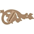 thumbnail image 3 of Ekena Millwork 11 1/2"W x 5 1/2"H x 1/2"D (Each Side) Large Springtime Scrolls (Pair), Alder, 3 of 3