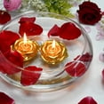 thumbnail image 3 of Zest Candle 12-Piece Folding Candles, 3-Inch, Metallic Gold Rose, 3 of 5
