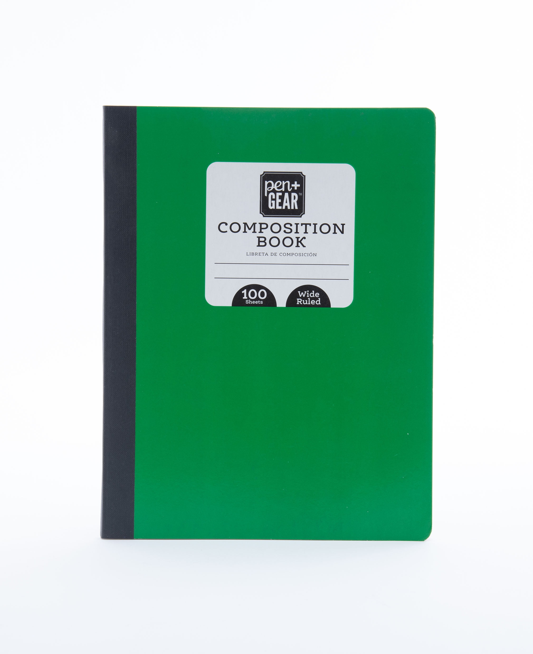 Pen + Gear Composition Book, Wide Ruled, 100 Sheets, Green