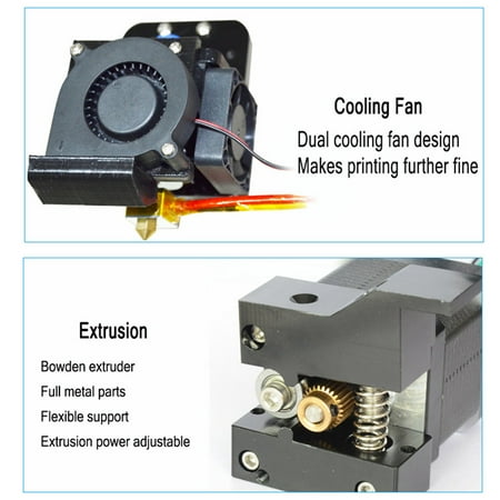 P802E 3D Printers LCD 2004A Display With Assembly Prints ABS,PLA and More 220 x 220 x 210mm