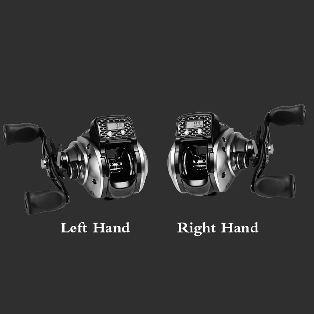 Power Fishing Reel 16+1 Ball Bearings Rechargeable Digital Display Baitcasting Reels Professional Lure Spinning Fishing Wheel