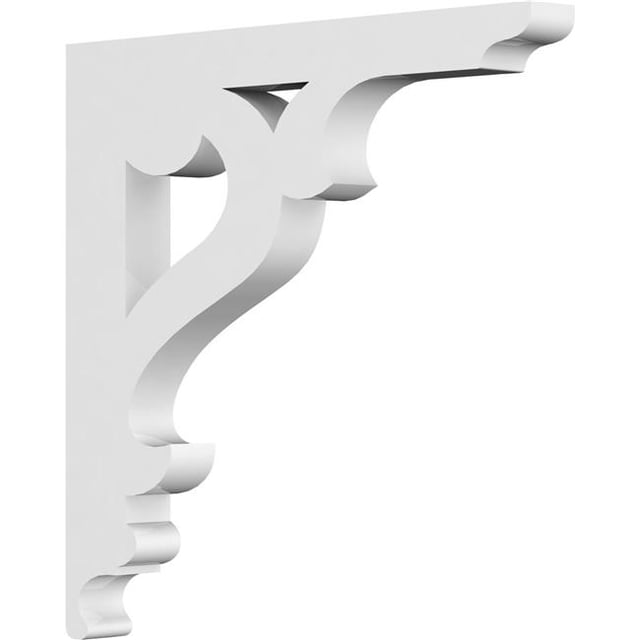 Ekena Millwork BKTP01X06X06BR Support de Pontons - 0,62 x 6 x 6 Po