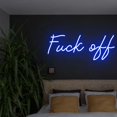 thumbnail image 2 of Basic Fuck Off Neon Sign, Light Wall Decor, 2 of 2